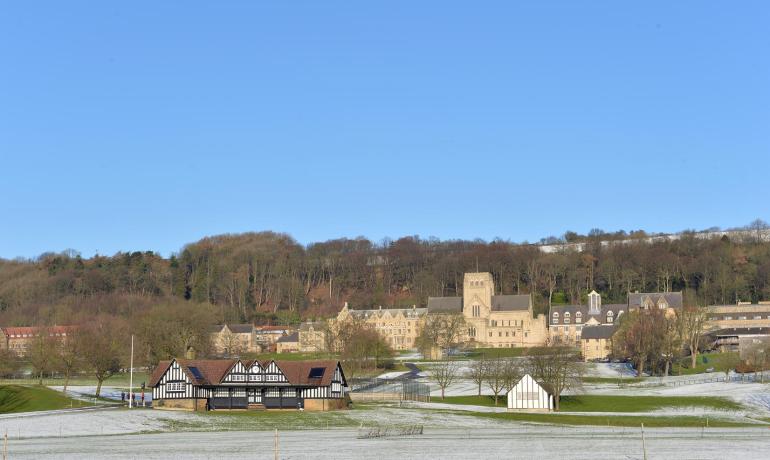 Ampleforth in Snow 