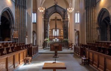 Inside Ampleforth Abbey Church